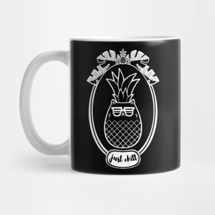 Just Chill! Pineapple Cat Mug